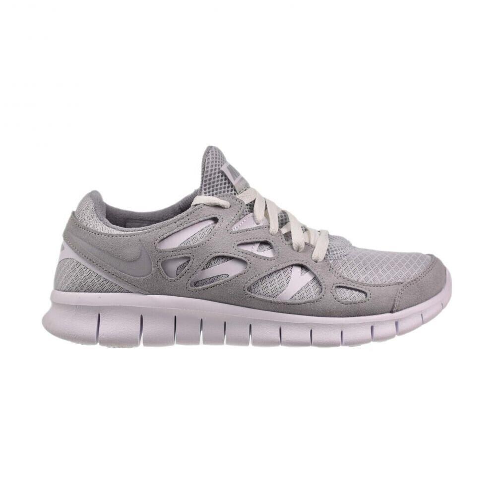 Nike Free Run 2 2021 Men`s Shoes Wolf Grey-white 537732-014 - Wolf Grey/Pure Platinum-White