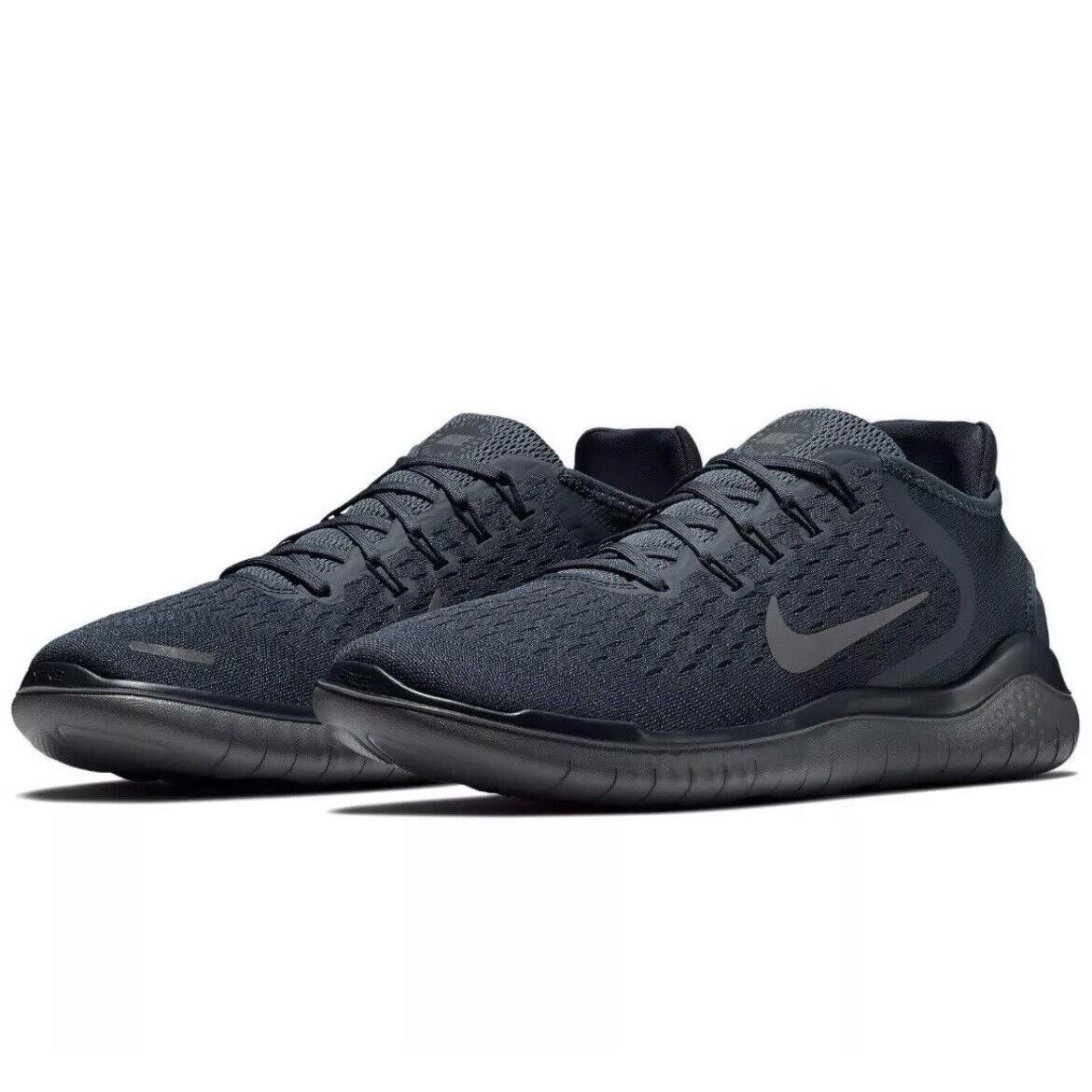 Nike Free RN 2018 Thunder Blue Gunsmoke Athletic Shoes 942836-401 Mens Sizes - Thunder Blue/Gunsmoke/Obsidian