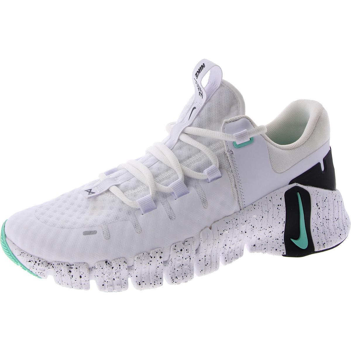 Nike Womens Free Metcon 5 Fitness Running Training Shoes Sneakers Bhfo 9666 - White/Emerald Rise/Black