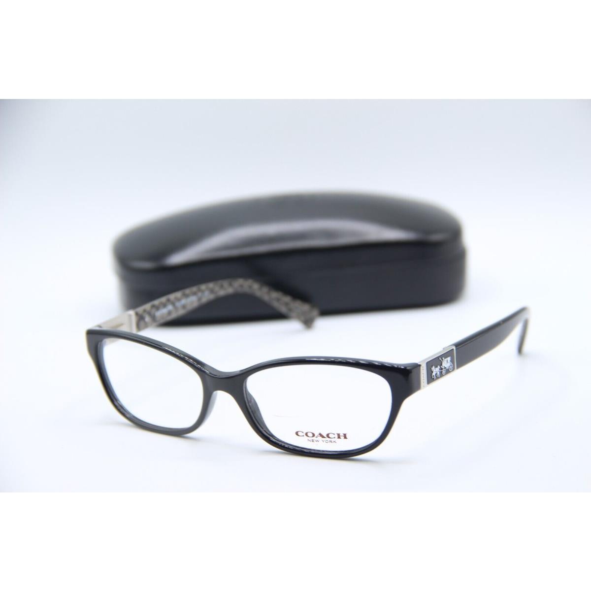 Coach HC 6061 5261 Black Brown Frames Eyeglasses 52-15