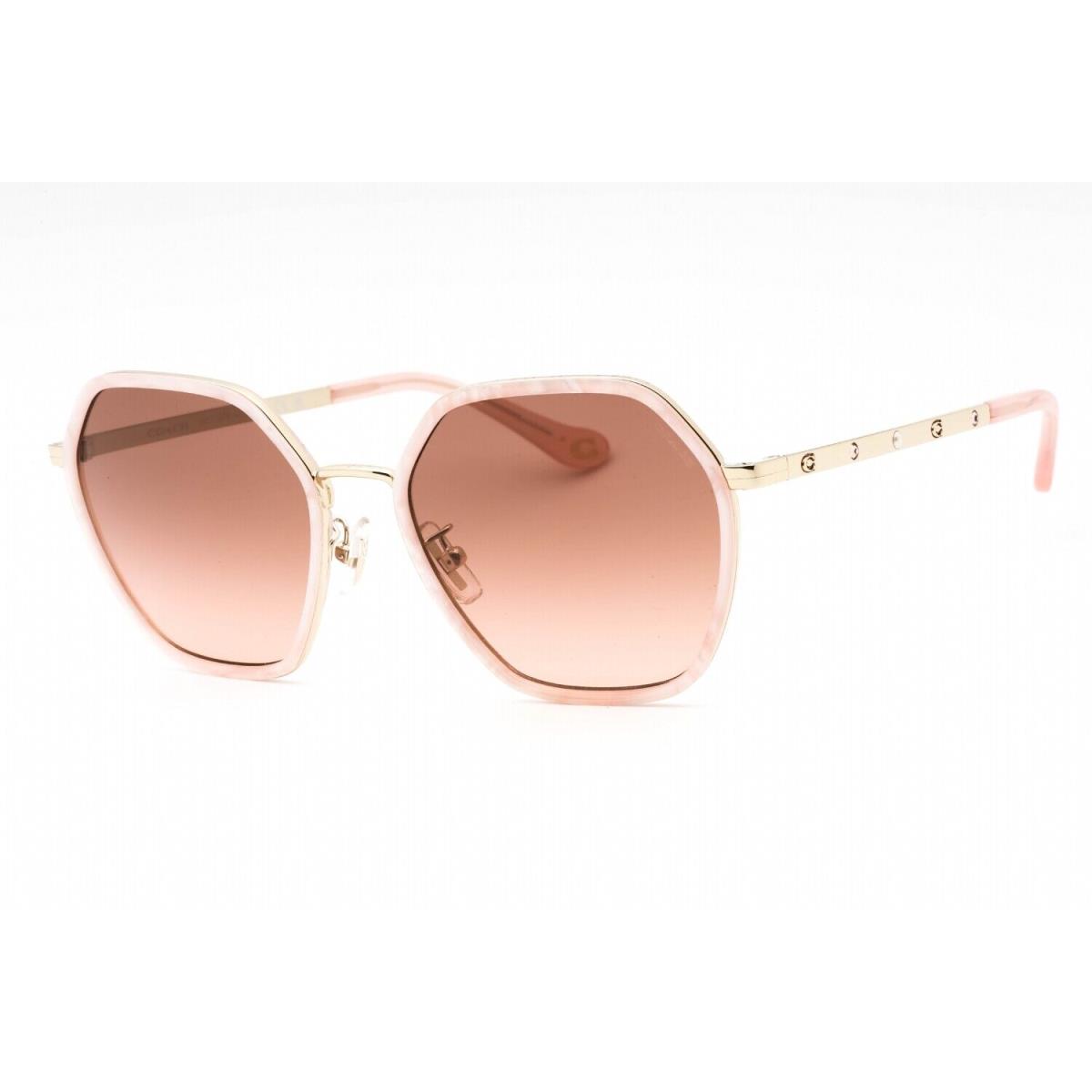 Coach HC7167B-944413-56 Sunglasses Size 56mm 140mm 19mm Goldpink Women