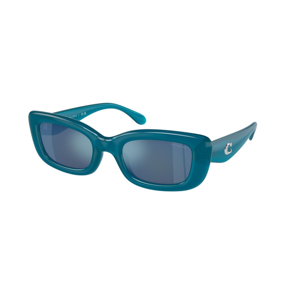 Coach Woman 51mm Milky Ocean Blue Sunglasses HC8390U-580655-51