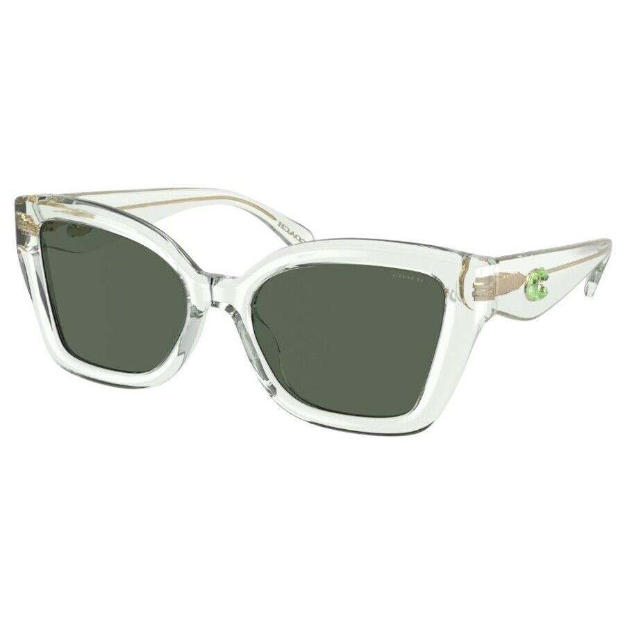 Coach Woman 54mm Transparent Pistachio Sunglasses HC8405U-583271-54