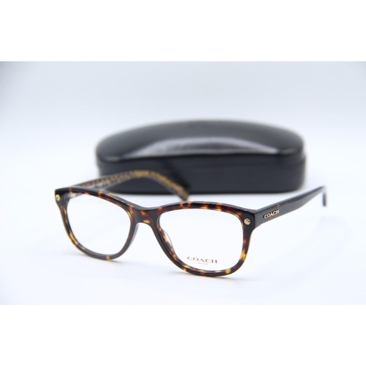 Coach HC 6095 5394 Havana Gold Frames Eyeglasses 52-16