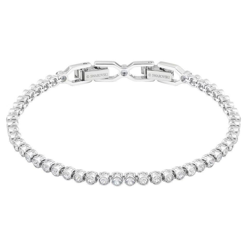 Swarovski Emily Bracelet Round Cut White Rhodium Plated - 1808960