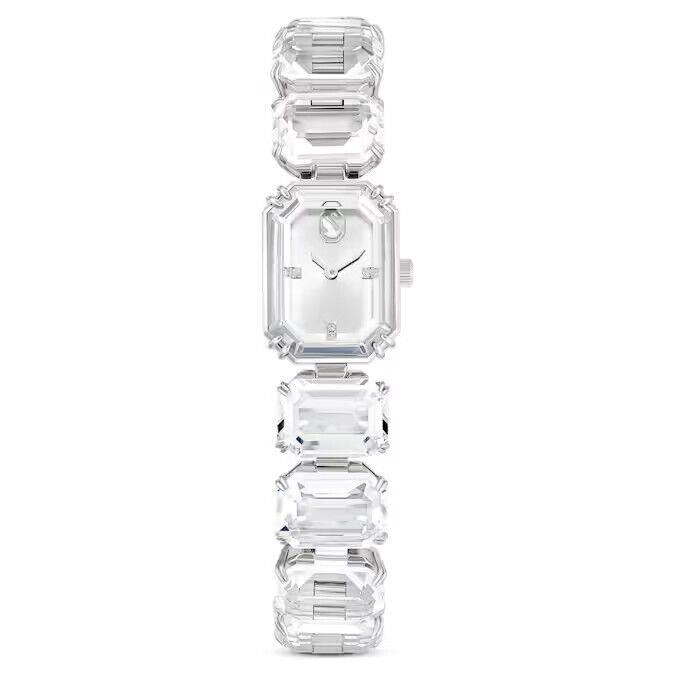 Swarovski 5621173 Women`s Watch Octagon Cut Bracelet Quartz Stainless Steel