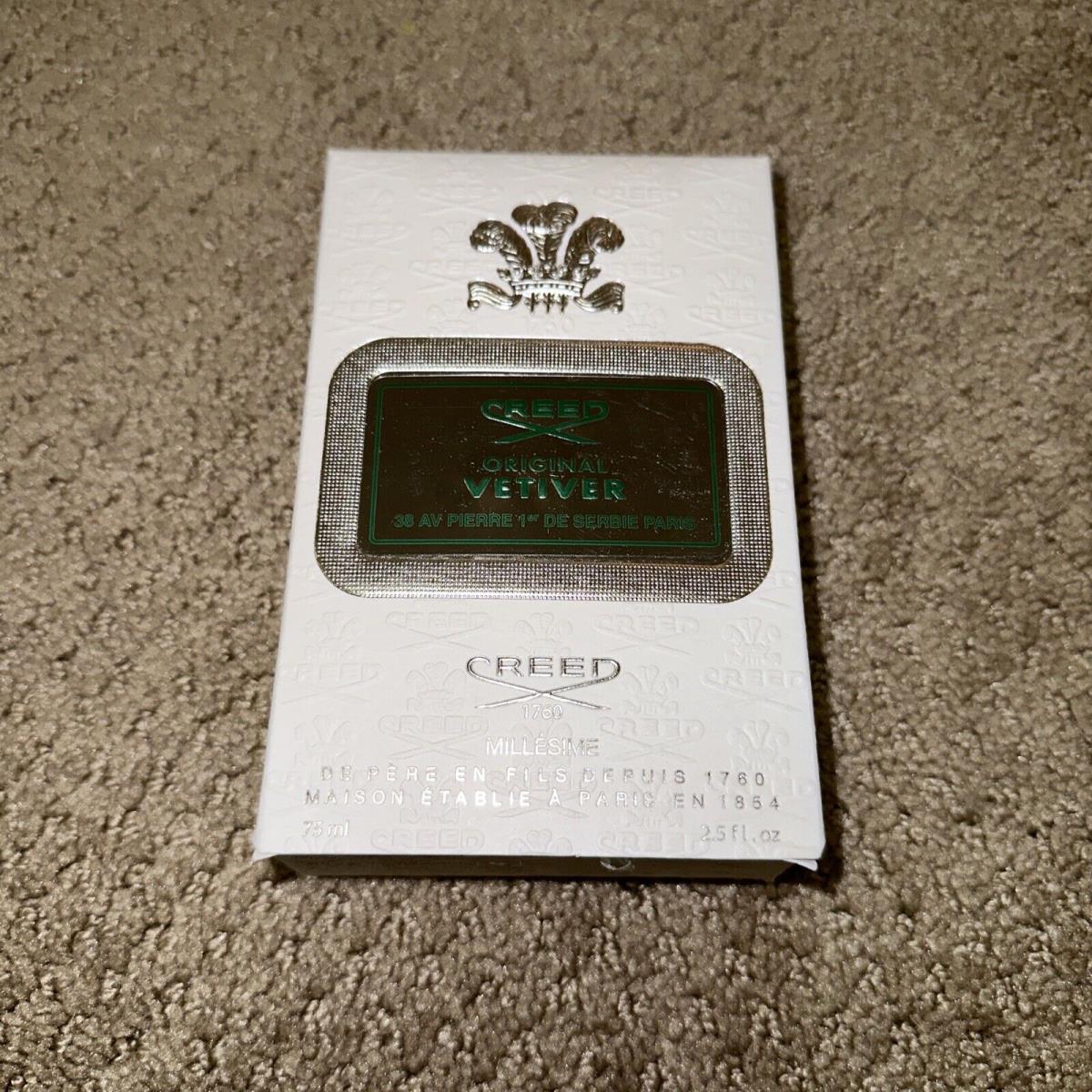 Creed Vetiver by Creed For Men 2.5 oz Eau de Parfum Spray Old Formula