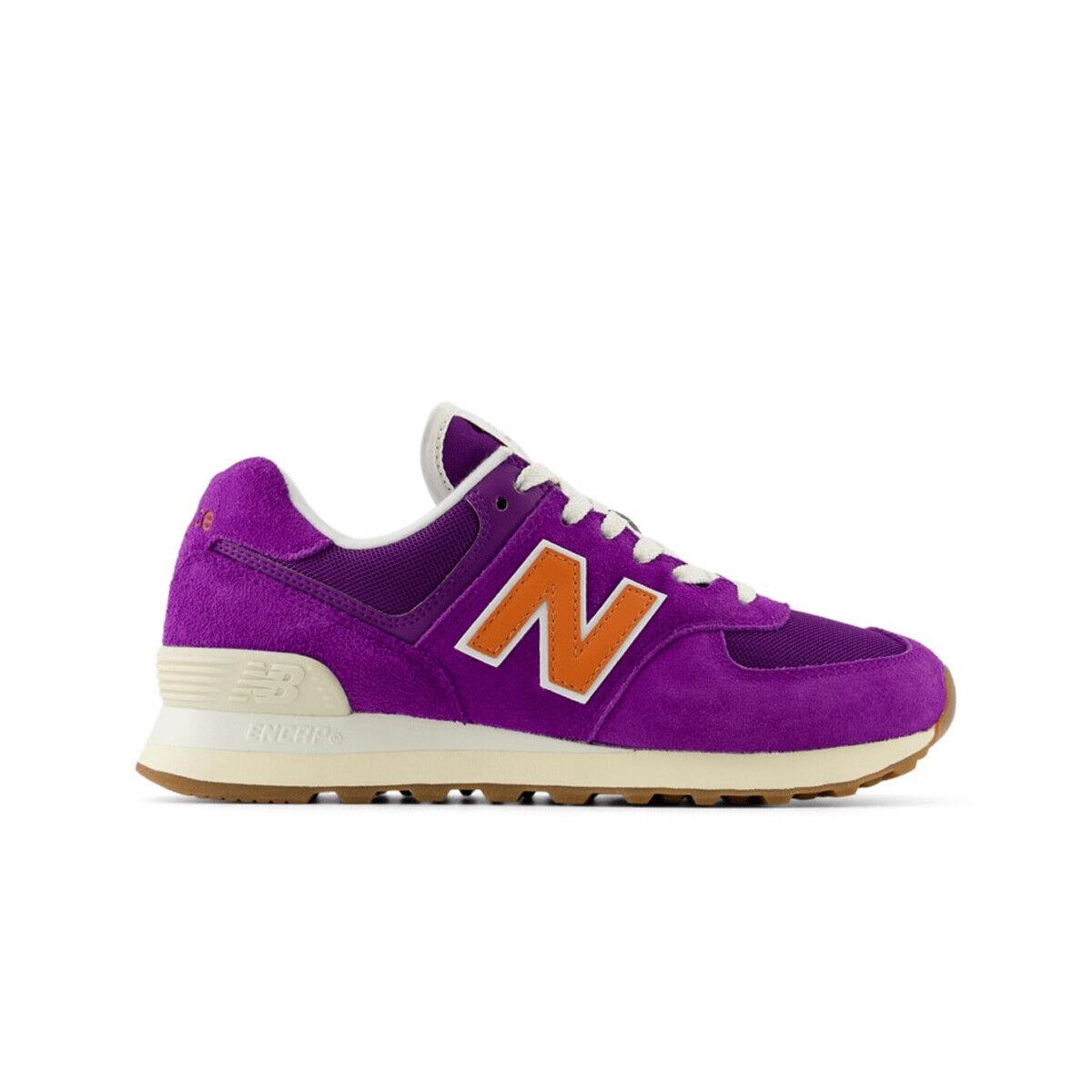 New Balance 574 Running Shoes Womens Purple WL574V2