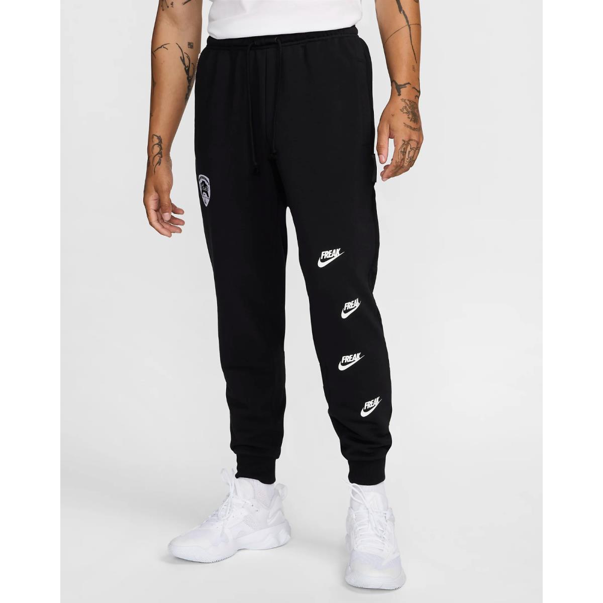 Nike Giannis Freak Jogger Sweatpants Standard Issue Black FZ0930 Men`s L