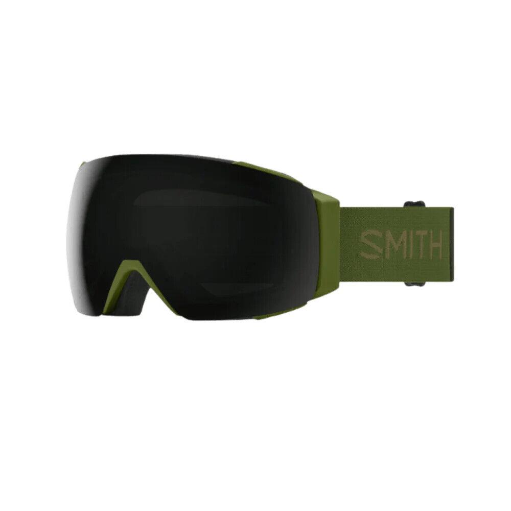 Smith I/o Mag Chromapop Ski Goggles with Bonus Lens - Multiple Colors Olive - Sun Black/Storm Blue Sensor