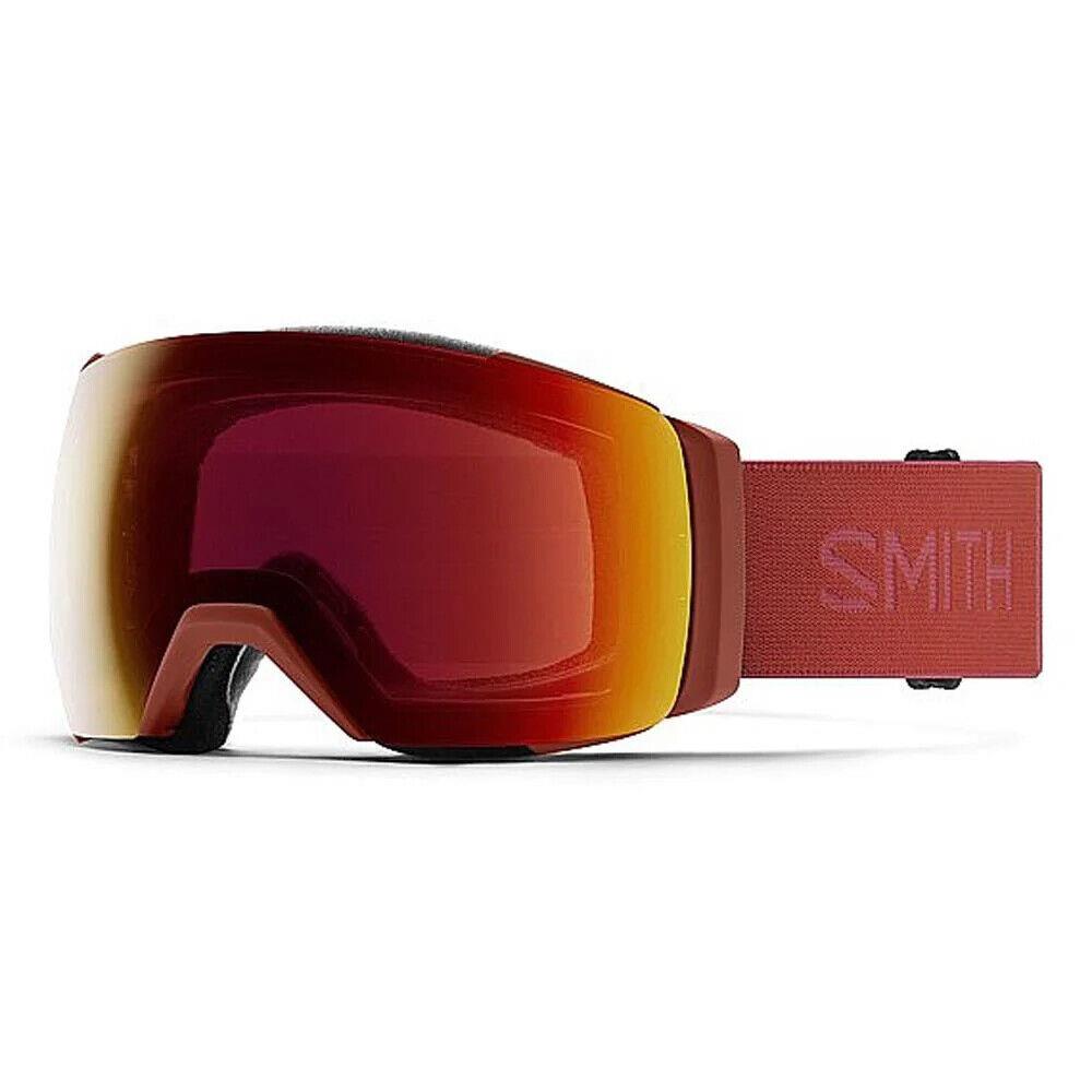 Smith I/o Mag XL Chromapop Ski Goggles with Bonus Lens - Multiple Colors Clay Red - Sun Red Mirror/Storm Yellow Flash