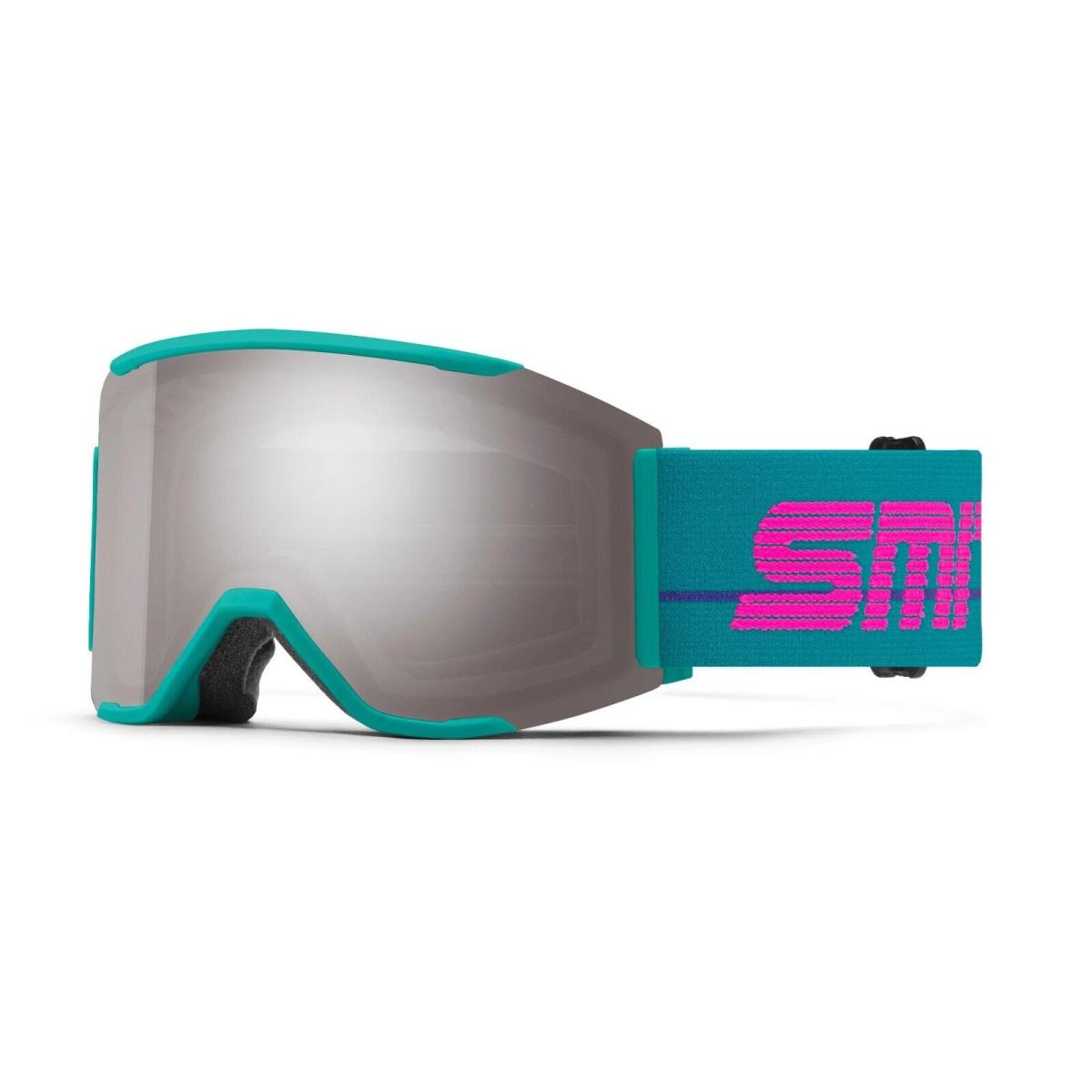 Smith Squad Mag Ski Goggles Sundance Chromapop Platinum Mirror+bonus Lens