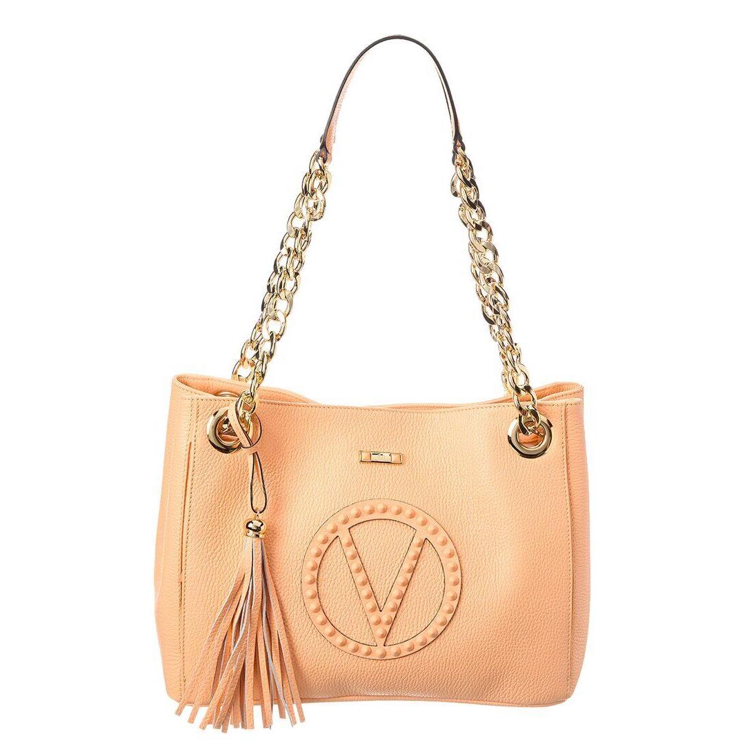 Valentino By Mario Valentino Luisa Rock Leather Shoulder Bag Women`s Pink