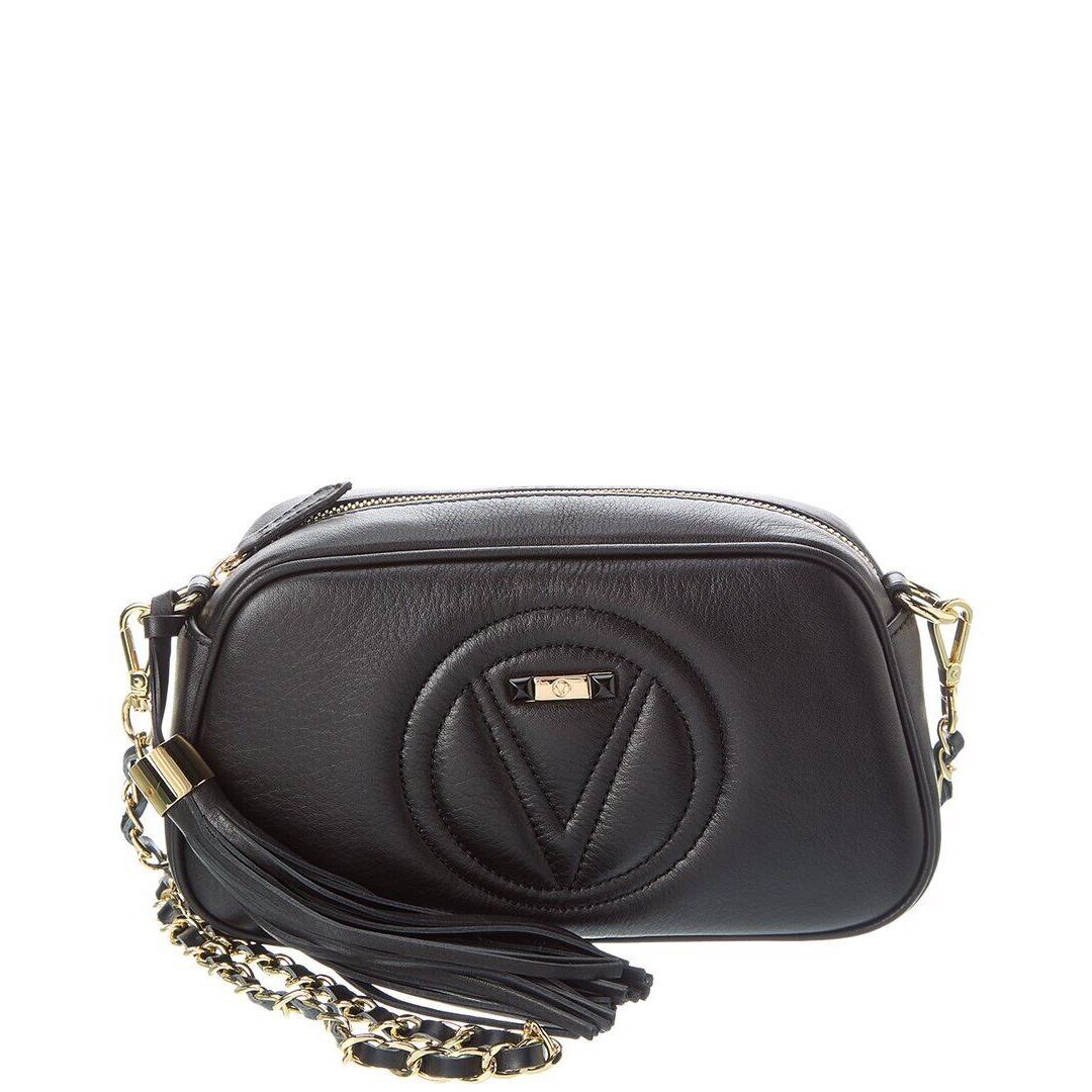 Valentino By Mario Valentino Bella Signature Leather Crossbody Women`s Black