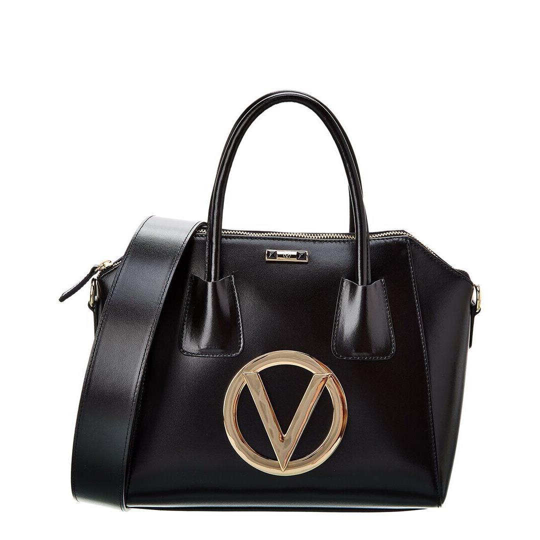 Valentino By Mario Valentino Minimi Forever Leather Satchel Women`s Black