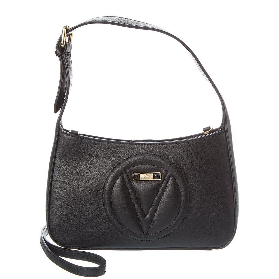 Valentino By Mario Valentino Kai Signature Leather Crossbody Women`s Black