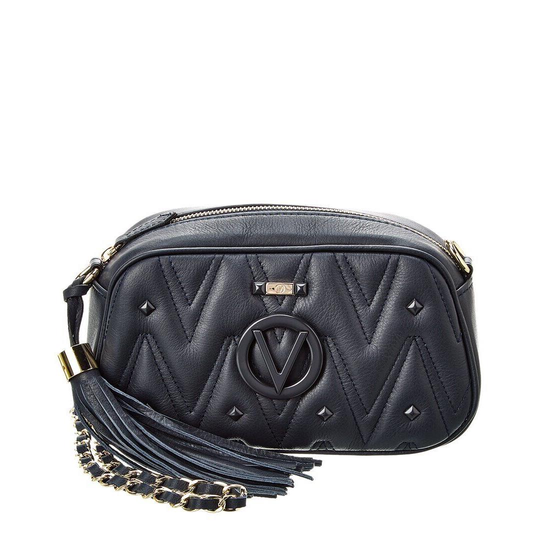 Valentino By Mario Valentino Luisa Signature Leather Shoulder Bag Women`s Blue