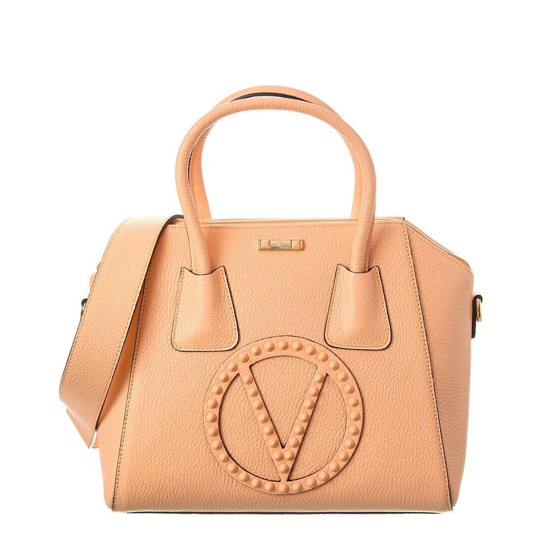 Valentino By Mario Valentino Minimi Rock Leather Satchel Women`s Pink - Exterior: Pink