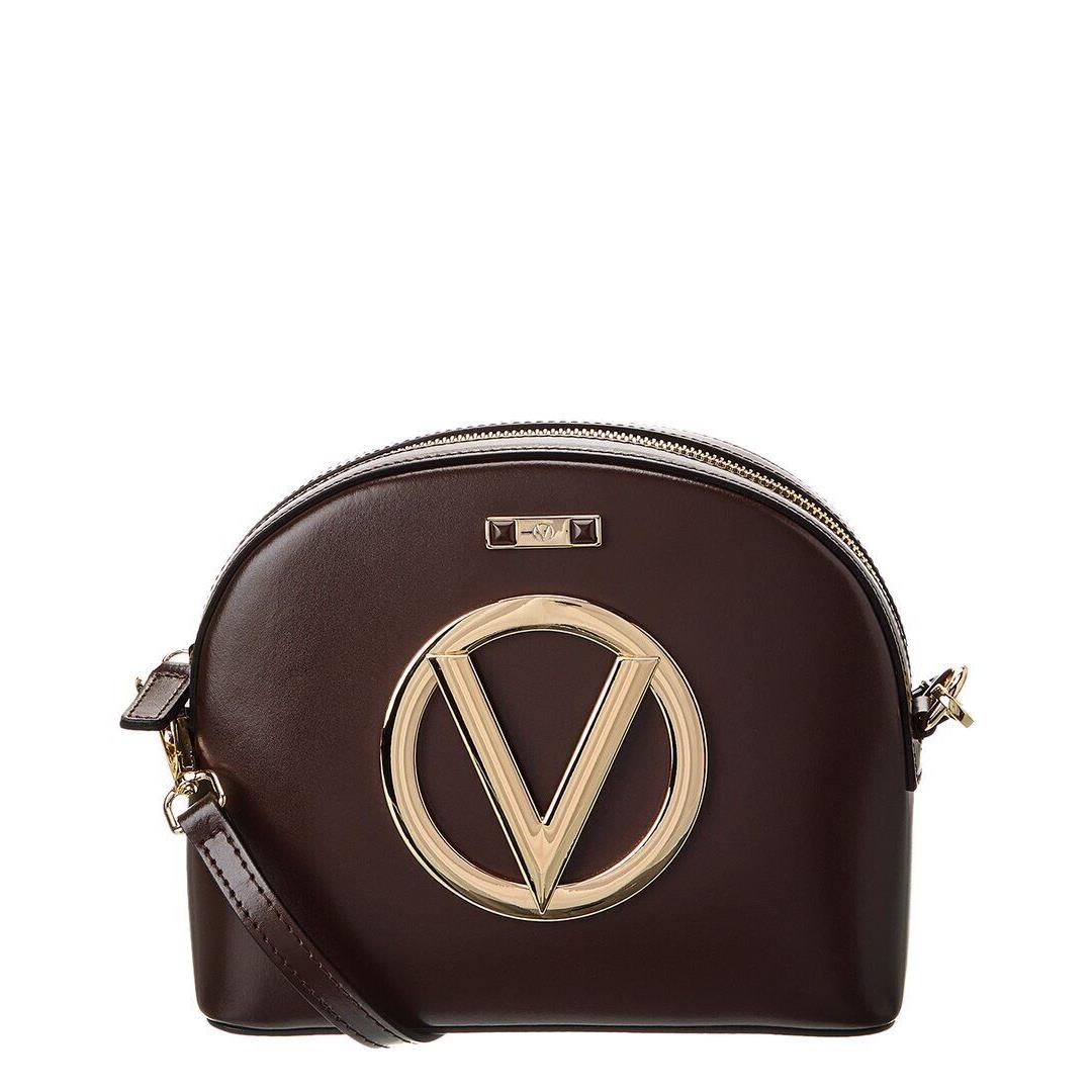 Valentino By Mario Valentino Diana Forever Leather Crossbody Women`s Brown