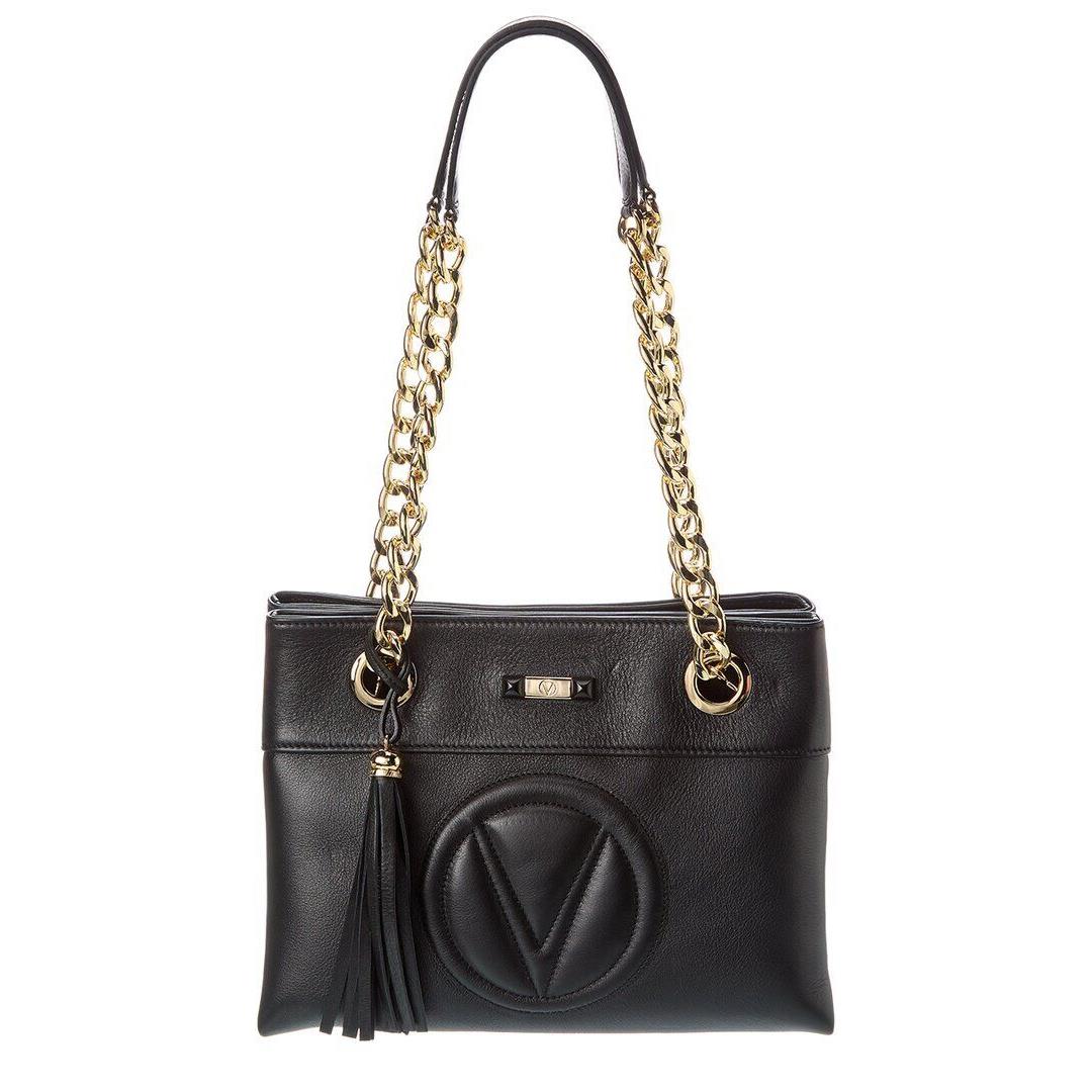 Valentino By Mario Valentino Kali Signature Leather Shoulder Bag Women`s