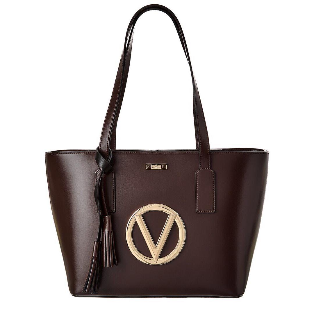 Valentino By Mario Valentino Prince Forever Leather Tote Women`s Brown