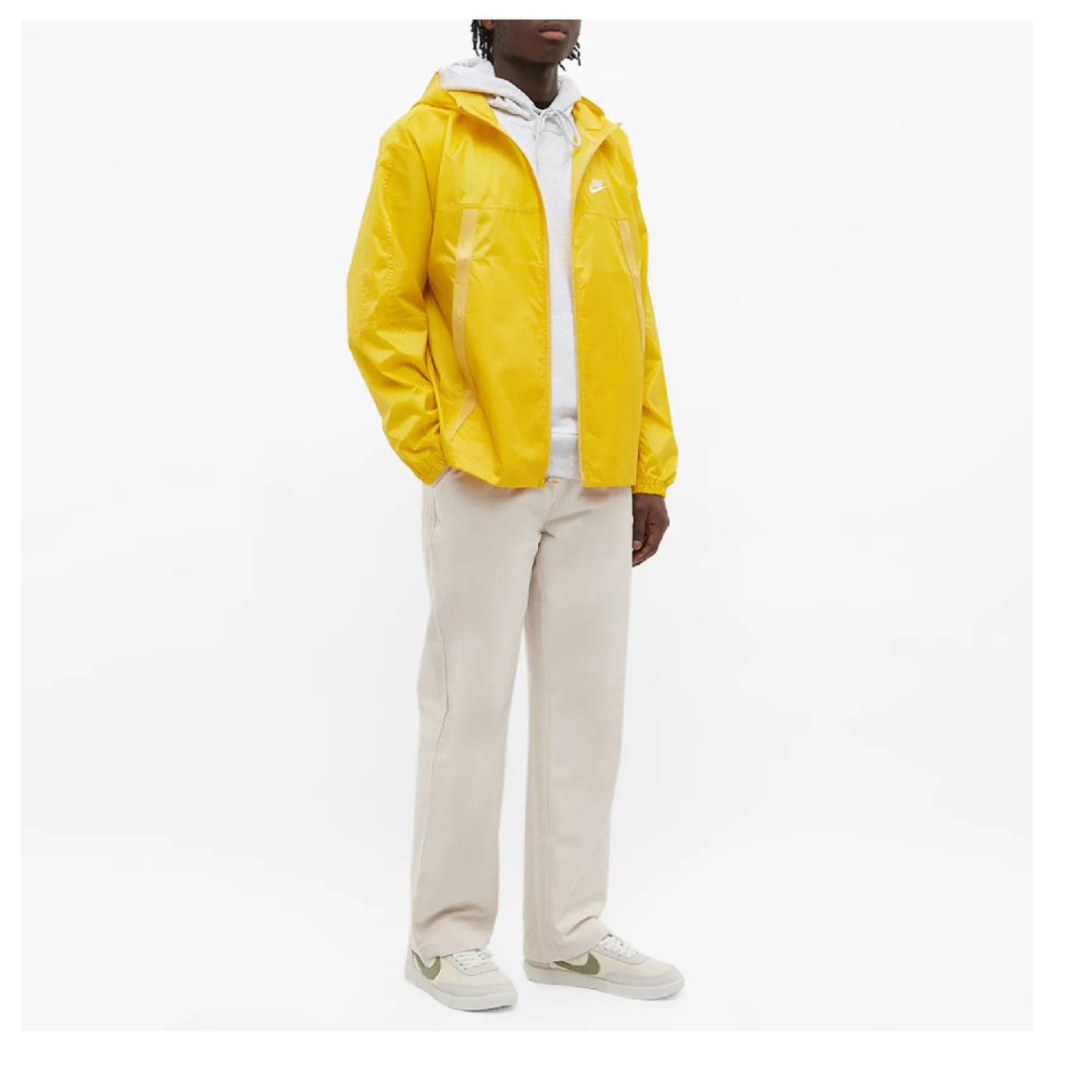 Nike Sportswear Revival Lightweight Jacket Size XL Solar Flare Yellow - Yellow