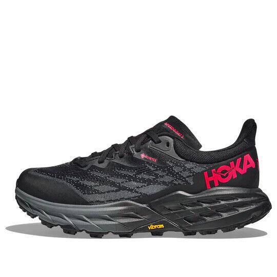 Hoka One One Speedgoat 5 Gore-tex 1127913-BBLC Womens Black Running Shoes NR9730