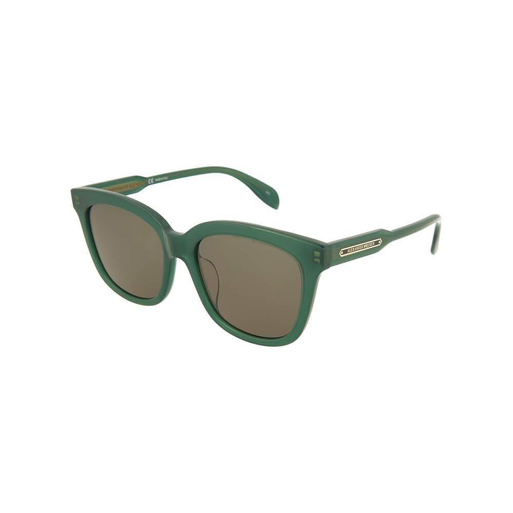 Alexander Mcqueen Unisex Square 55mm Sunglasses Green