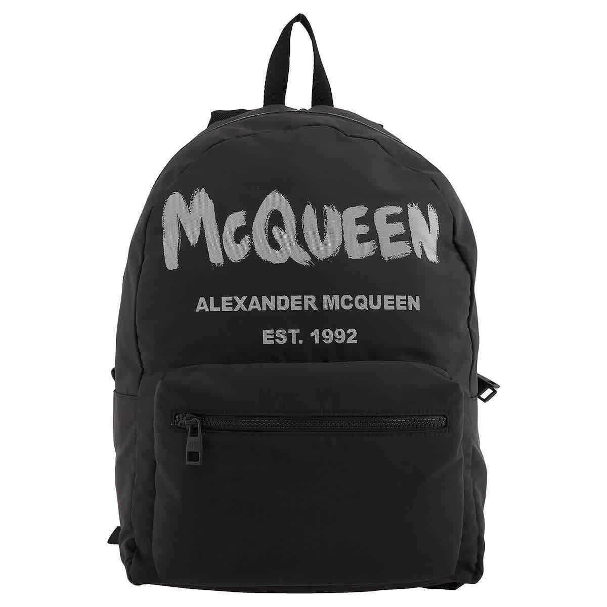 Alexander Mcqueen Graffiti Logo-print Backpack 646457 1AABW 1073