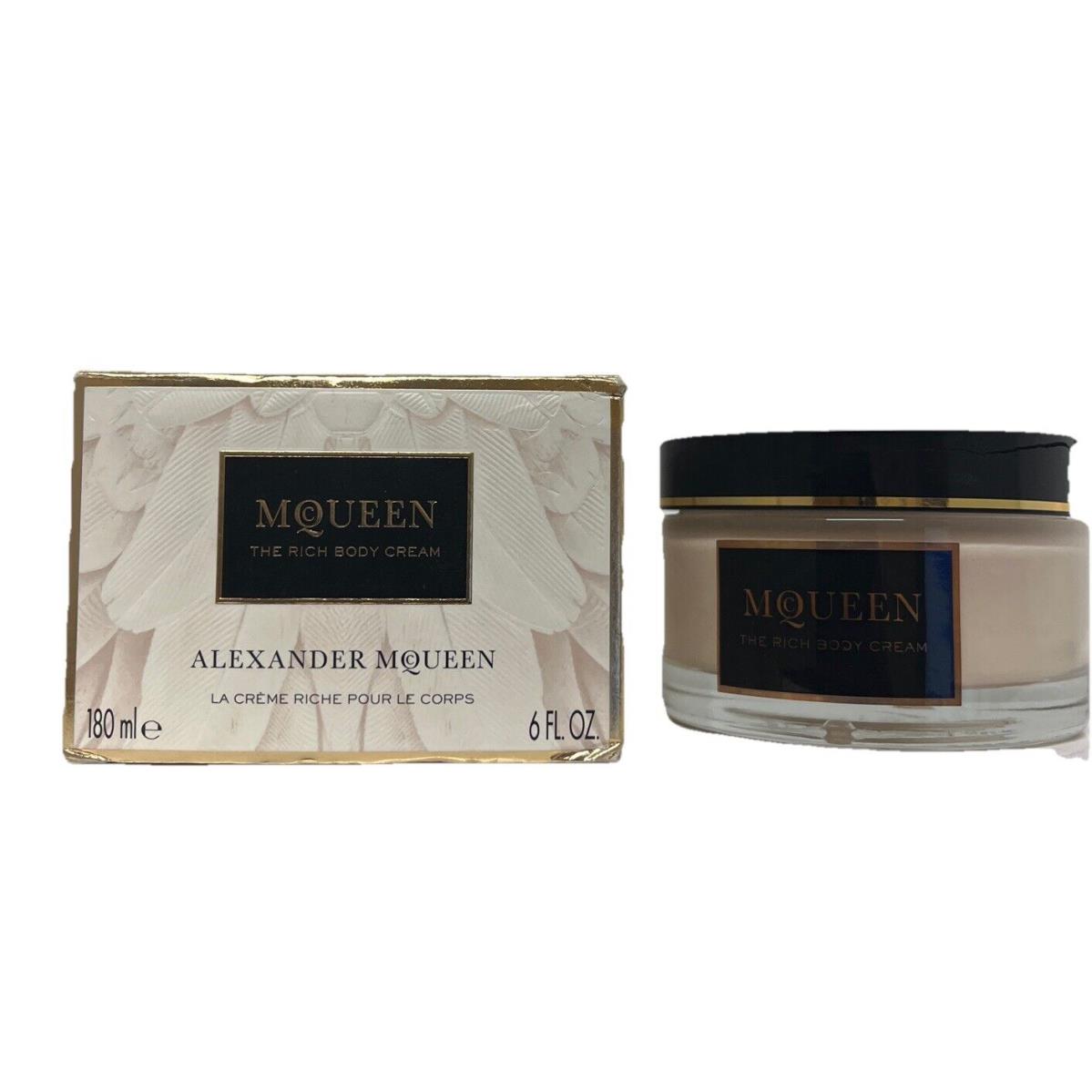 Mcqueen The Rich Body Cream By Alexander McQueen6 oz Broken Lid