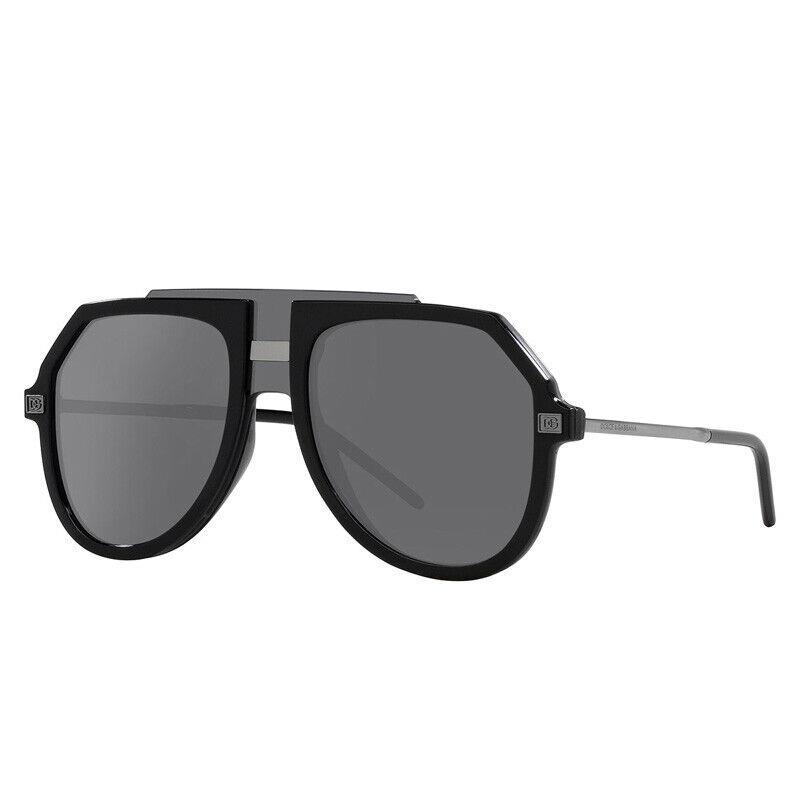 Dolce Gabbana DG6195 501/6G Black/gunmetal/gray Mirrored Black