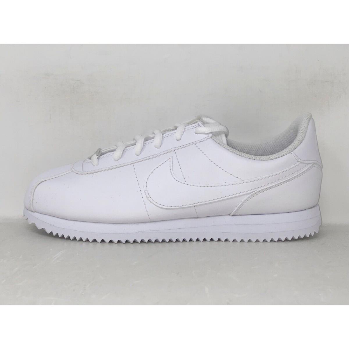 Nike Cortez Basic Triple White Sneakers Size 4Y / 5.5W 904764-100