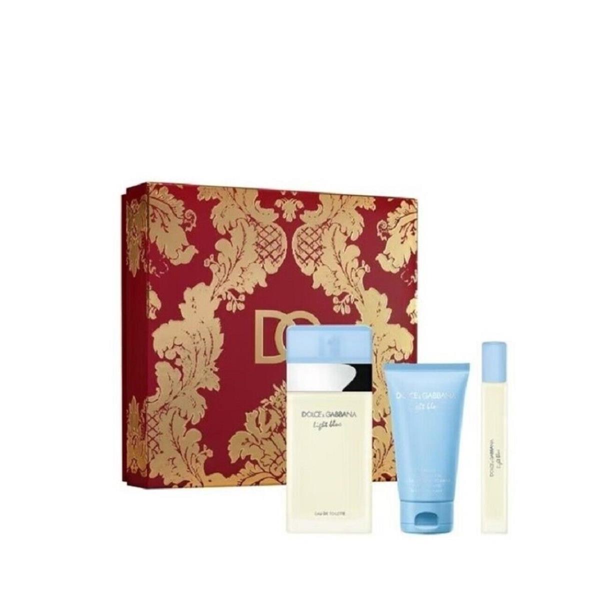 Dolce Gabbana Light Blue For Women 3 PC Gift Set