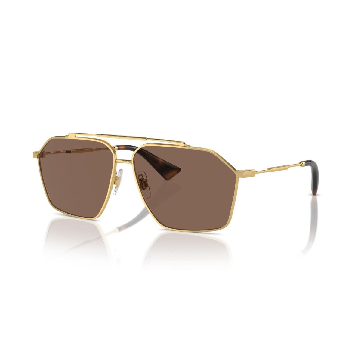 Dolce Gabbana DG 2303 Gold/brown 02/73 Sunglasses