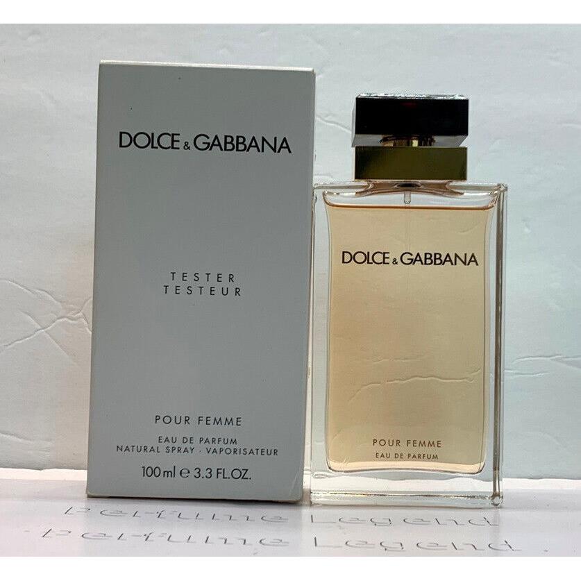 Dolce Gabbana Pour Femme Women 3.3 OZ Edp Spray Tester SKU5446