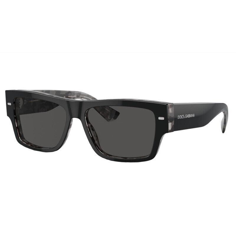 Dolce Gabbana DG4451 340387 Black On Grey Havana/dark Grey 55-15-145