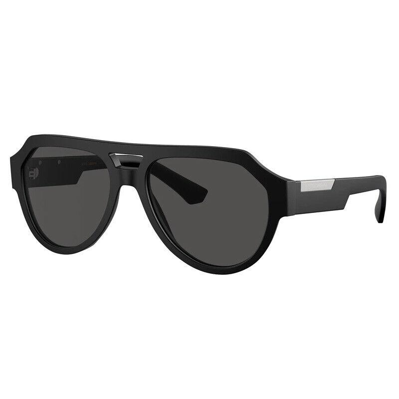 Dolce Gabbana DG4466 25256G Matte Black/grey Mirror Black 56-17-145