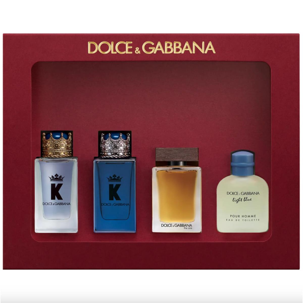 Dolce Gabbana Mini Men`s Coffret Cologne Set Limited Edition 4 Pcs