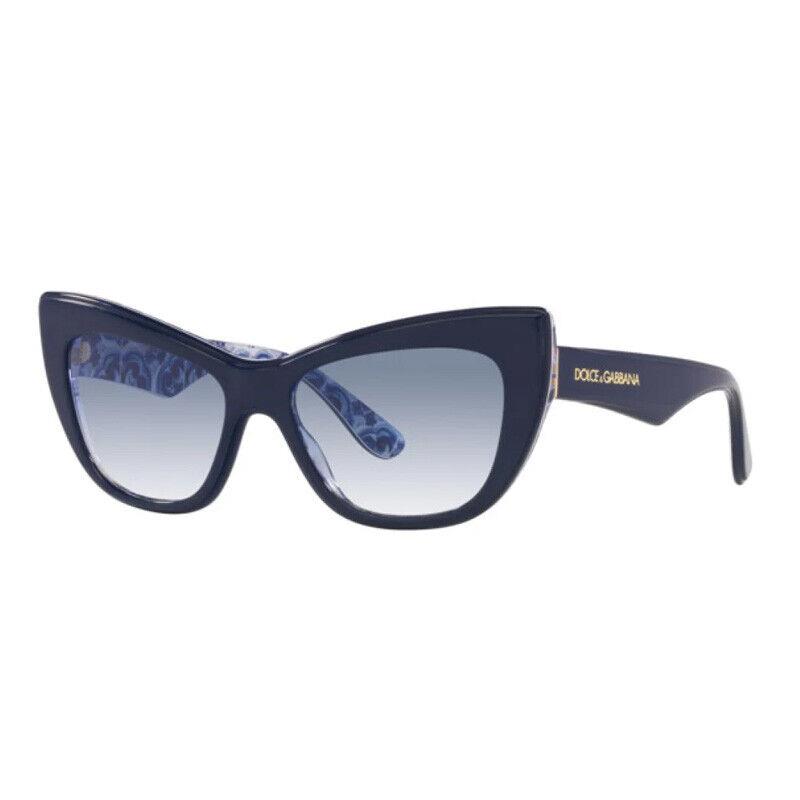 Dolce Gabbana DG4417 341419 Blue On Blue Maiolica/clear Gradient Light