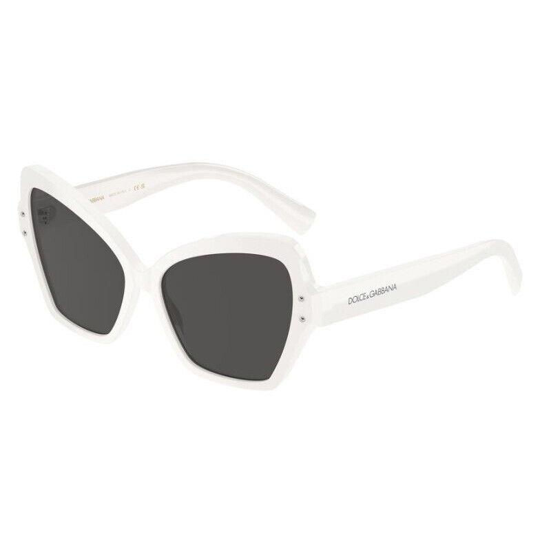 Dolce Gabbana DG4463 331287 White/dark Grey 56-15-145 Sunglasses