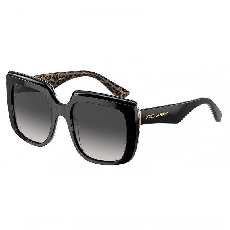 Dolce Gabbana DG4414 32998G Black On Leopard Brown/grey Gradient 54-20-145