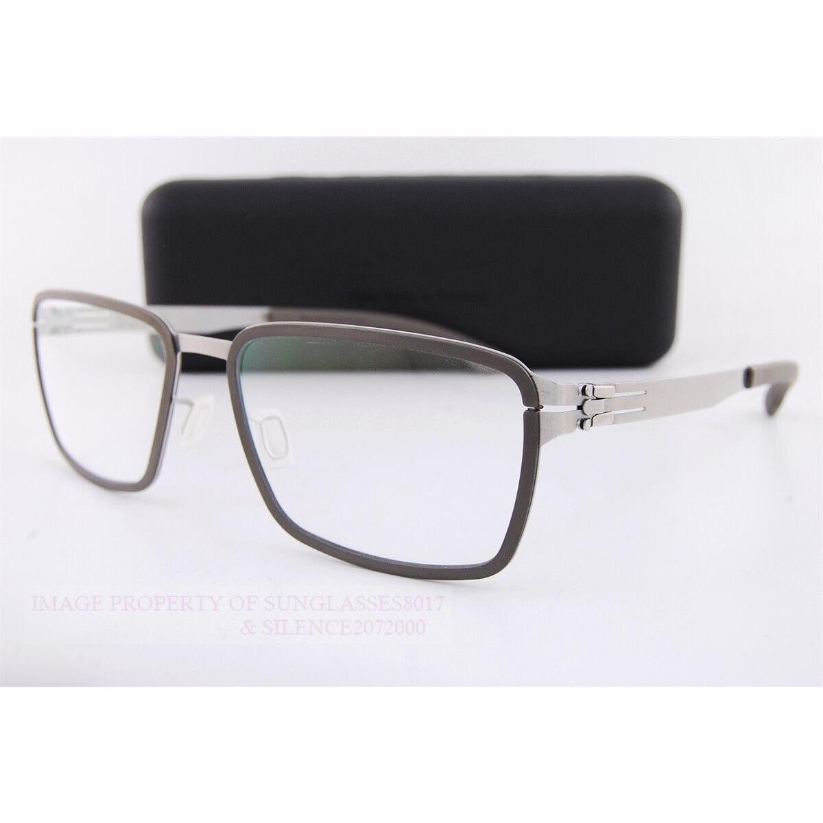 ic Berlin Eyeglass Frames Silicon Graphite/rough Made in Germany 54mm