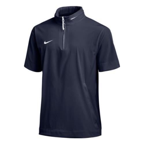 Nike Men`s S Short-sleeve Woven Coach Jacket College Navy/white DV6755-420 SM