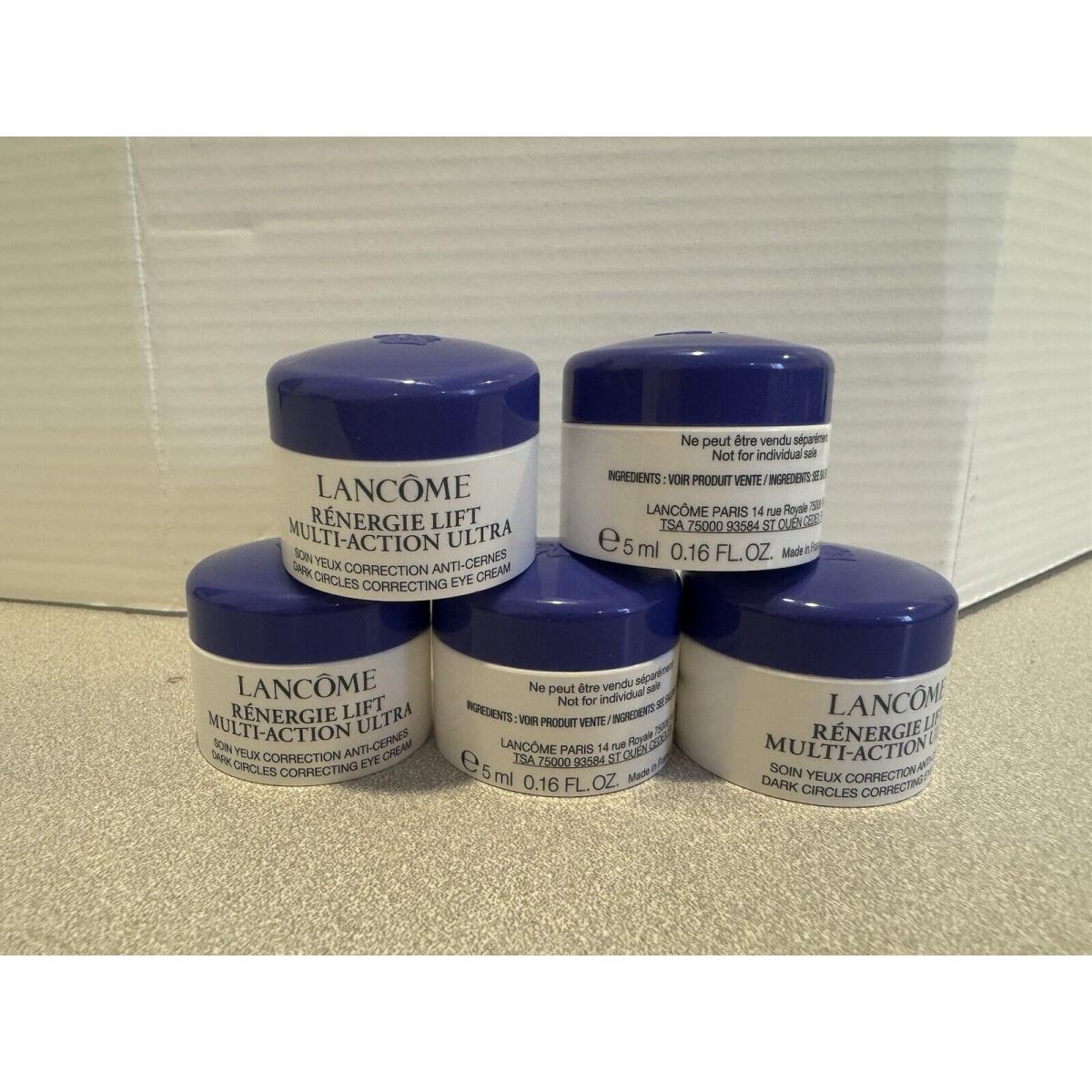 5x Lancome Renergie Lift Multi-action Ultra Eye Cream 5ml Each Total 25ml