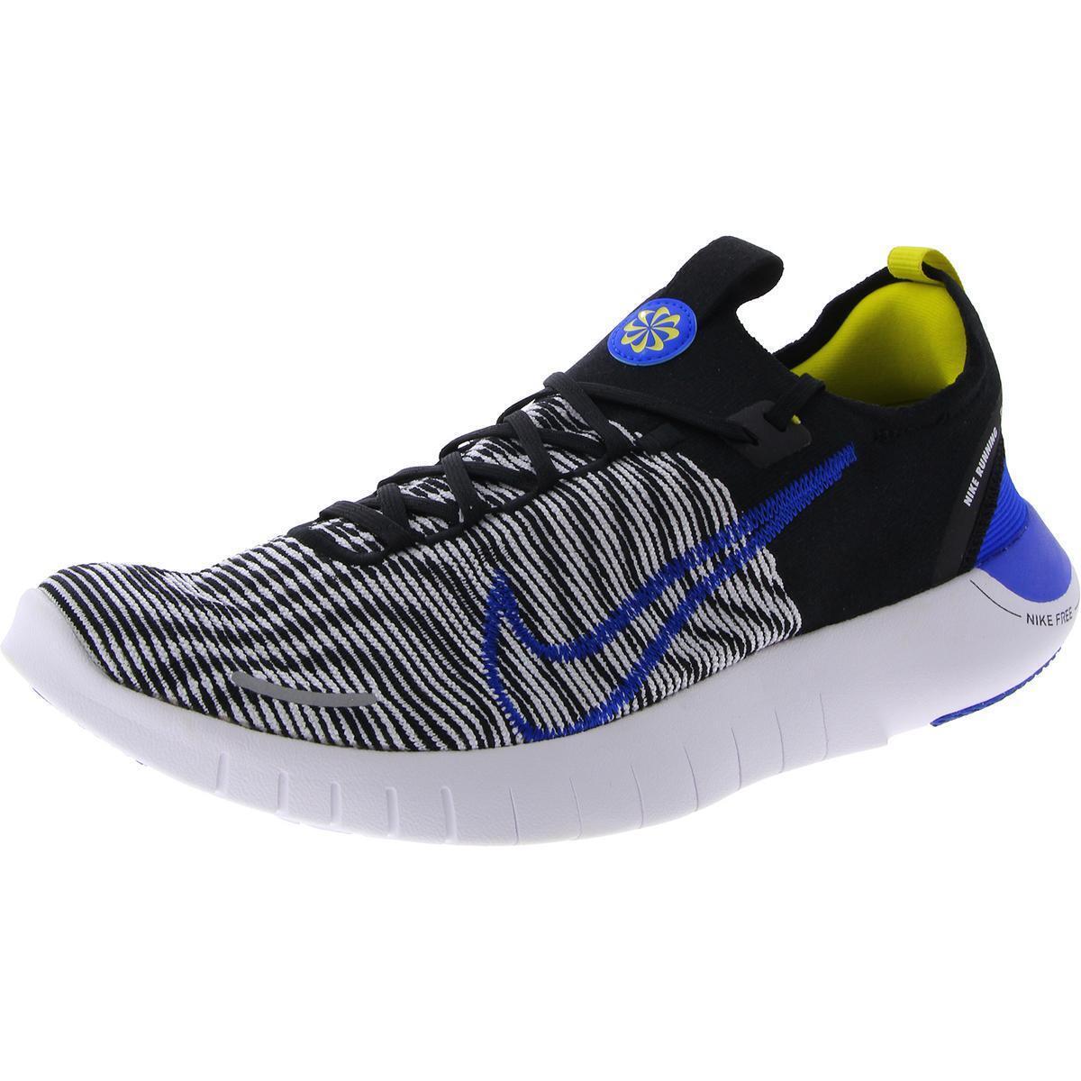 Nike Mens Free RN FK Next Nature Running Training Shoes 13 Medium D 5128 - White/High Voltage/Racer Blue