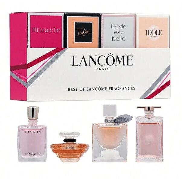 Lancome Tresor Idole La Vie Est Belle Miracle 4 Pieces Mini Set Women