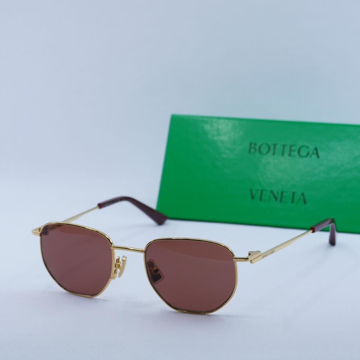 Bottega Veneta BV1301S 003 Gold/brown 50-19-145 Sunglasses