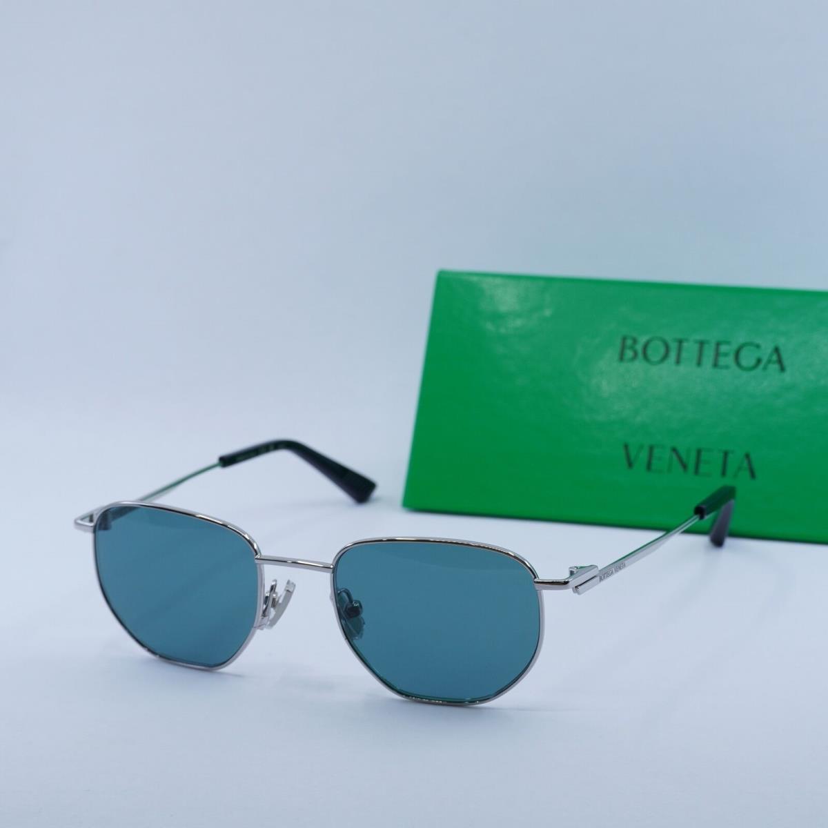 Bottega Veneta BV1301S 004 Silver/green 50-19-145 Sunglasses