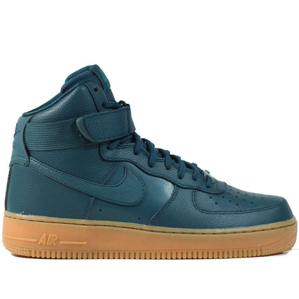 Nike Air Force 1 HI SE `midnight` Wmns Sz 5.5 - Green/Blue