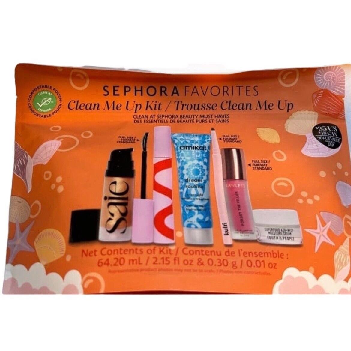 Sephora Clean ME UP Kit Limited Edition 6 Pc Set